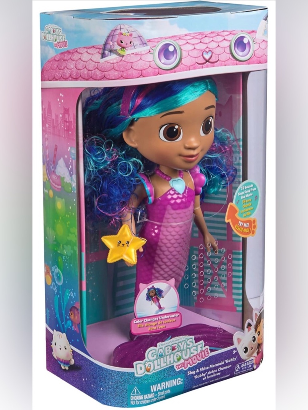 DreamWorks Gabby’s Dollhouse Mermaid Doll – NIB - Picture 3 of 16